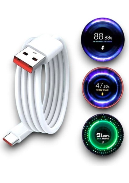 120W Hızlı Şarj Adaptörü ve Kablosu, Turbo Şarj Özelliği
