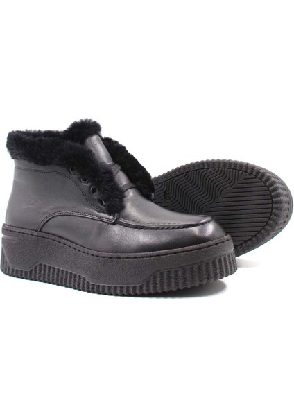 Deri Kürklü Kadın Kalın Topuklu Bot 408KZA0510-02 fiyatları