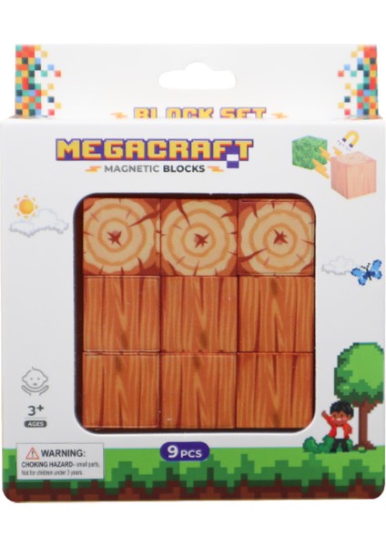 Hsyn Megacraft 9 Parça Ağaç Gövde Blok Akdenizpos Yeni