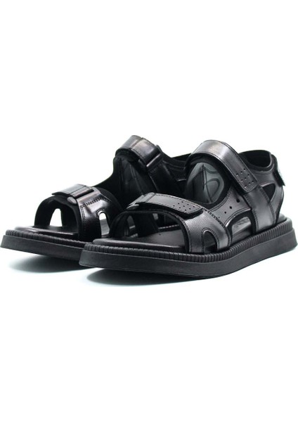Hakiki Deri Erkek Klasik Sandalet 018MAG422-609