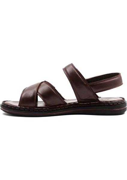 Hakiki Deri Erkek Klasik Sandalet 128MA216