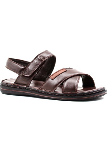 Hakiki Deri Erkek Klasik Sandalet 128MA216