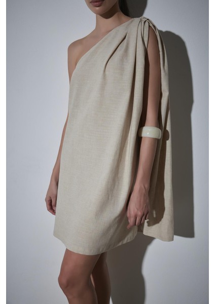 Natürel Zayden Tek Omuzlu Elbise indirimleri