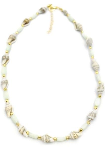 Deniz Kabuğu Kolye - Açık Yeşil fiyatları