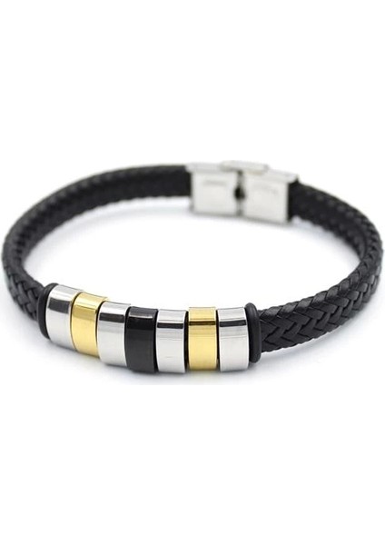 Deri Erkek Bileklik - Çok Renkli fiyatları