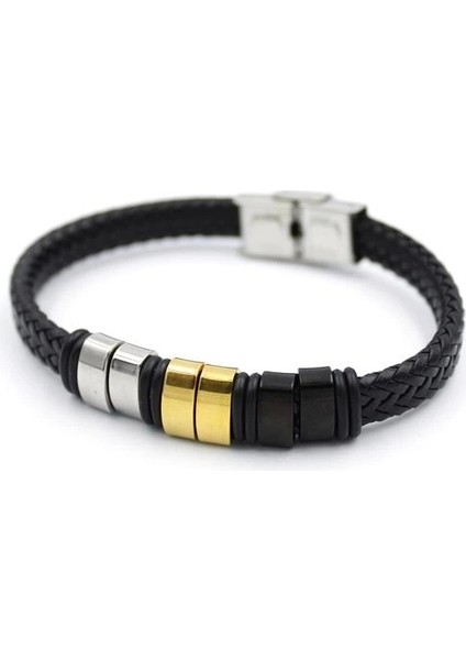 Deri Erkek Bileklik - Çok Renkli fiyatları