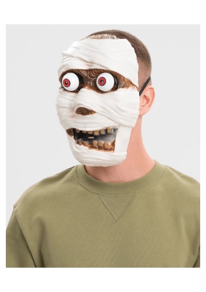 Sallanan Yaylı Oynar Gözlü Mumya Maskesi fiyatları