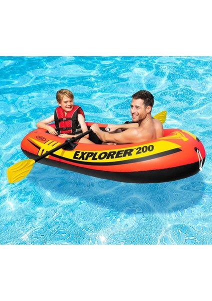 IB58331 Intex Explorer Bot 200 Set (Kürek Pompa) 185X94X41 cm