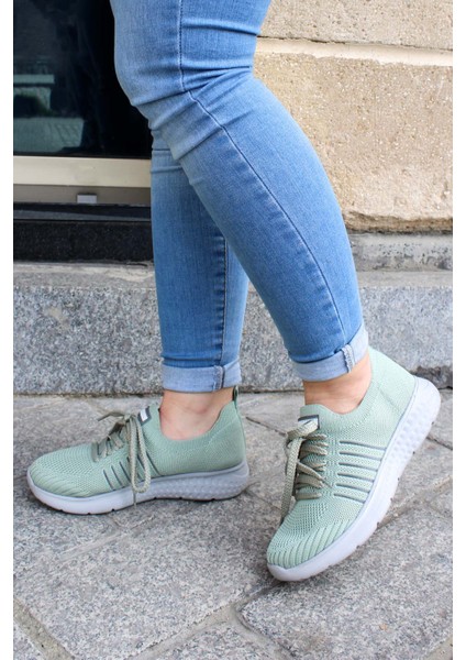 Su Yeşili Kadın Sneaker Ayakkabı 517ZA5084