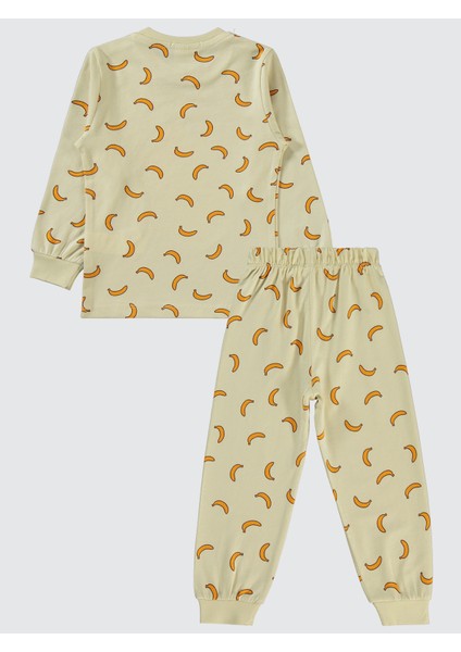 Erkek Çocuk Pijama Takımı 2-5 Yaş Taş Rengi fiyatları