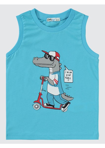 Erkek Çocuk Pijama Takımı 2-5 Yaş Turkuaz modelleri