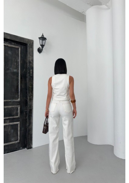 8014 Kadın Jean Yelek fırsatları