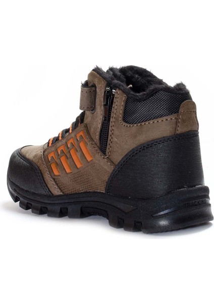 Unisex İçi Yünlü Kışlık Rahat Günlük Dayanıklı Kaymaz Taban Çocuk Spor Bot 869SFA542