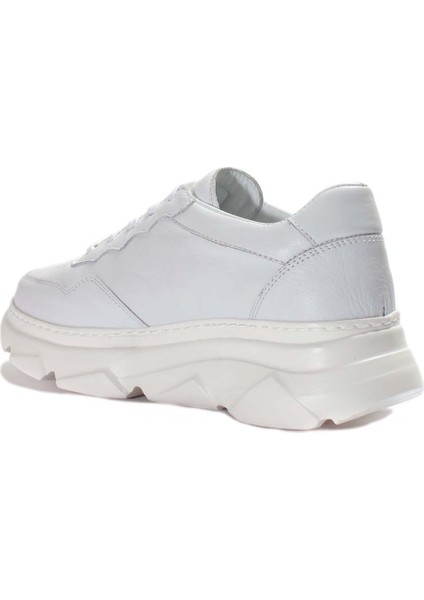 Kadın Hakiki Deri Günlük Sneaker Rahat Taban Spor Yazlık Hafif Bağcıklı Ayakkabı 934za122