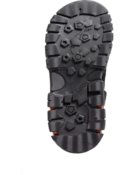 Erkek Çocuk Deri Ortopedik Rahat Yazlık Sandalet 574XCA1005