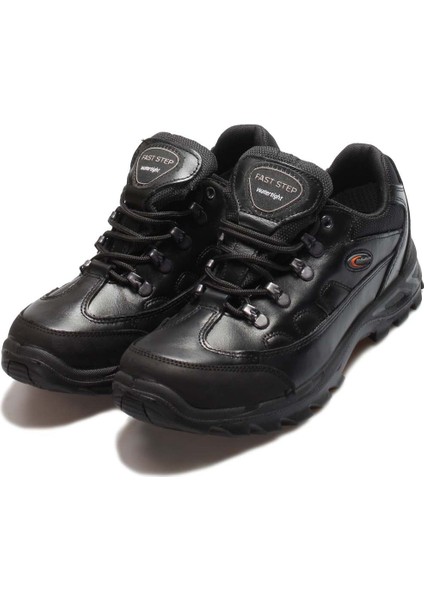 Hakiki Deri Su Geçirmez Soğuğa Dayanıklı Siyah Unisex Günlük Outdoor Bot 117sxa5537