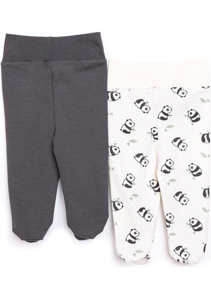 Yenidoğan Geniş Bel Zürafa Desenli 2li Patikli Alt Erkek Bebek fiyatları