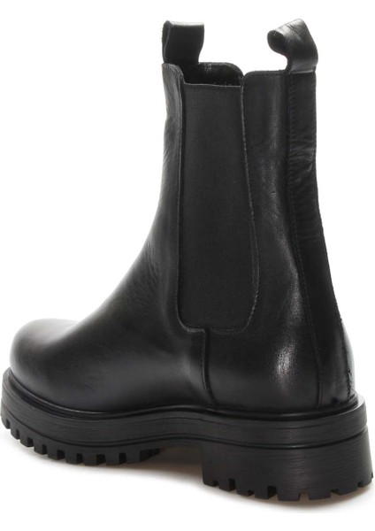 Deri Kürklü Kadın Klasik Bot 757KZA21045