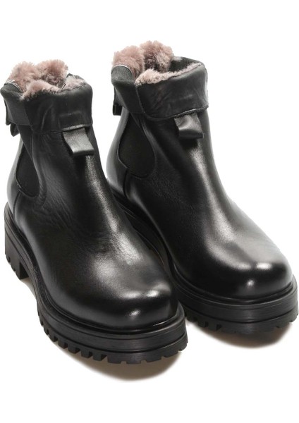 Deri Kürklü Kadın Klasik Bot 757KZA21045 fırsatları