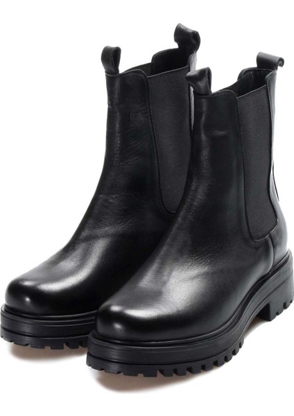 Deri Kürklü Kadın Klasik Bot 757KZA21045 indirimleri