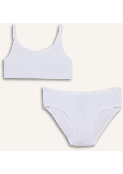 Kız Çocuk 2'li Takım Bra Slip Külot F4155A825SP