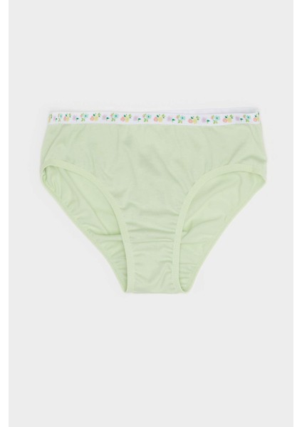 Kız Çocuk Desenli 3'lü Slip Külot E7074A825SP