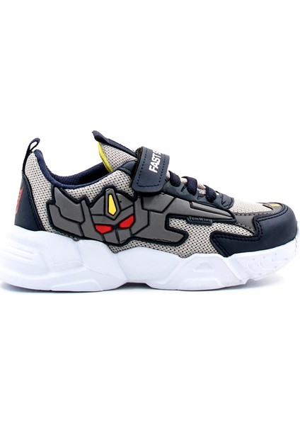 Çocuk Spor Ayakkabı Anatomik Taban Hafif Sneaker Ayakkabı Lacivert Buz 615xca023