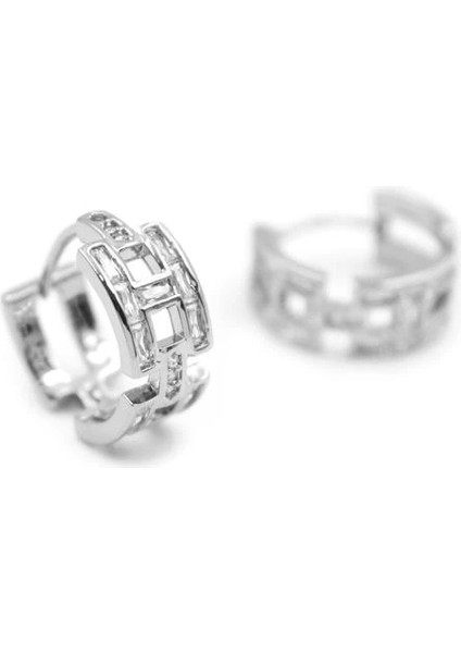 H Taşlı Küpe - Gümüş fiyatları