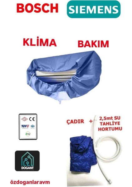 9-12-18 Btü Bosch Siemens Profilo Inverter Klima Için Temizleme Brandası-Eldiven-Fırça