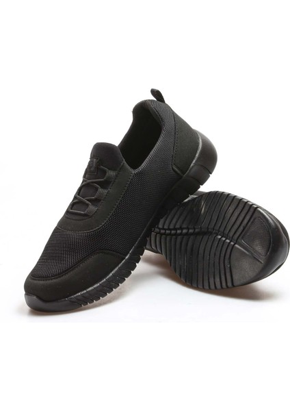 Unisex Günlük Yürüyüş Casual Sneaker Rahat Spor Hafif Ayakkabı Siyah 869xa576