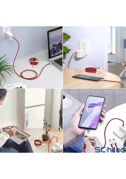 6A 60W Usba To Type-C Hızlı Data ve Turbo Fast Şarj Kablosu 100CM Kırmızı K323 indirimleri