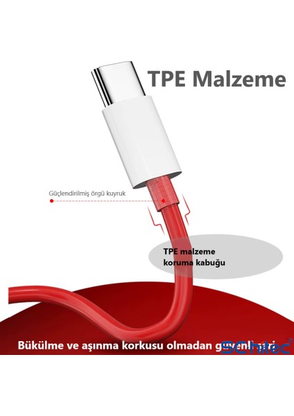 6A 60W Type-C To Type-C Hızlı Data ve Turbo Fast Şarj Kablosu 100CM Kırmızı K321 fiyatları