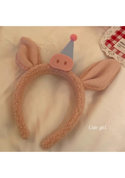 Yeni Sevimli Karikatür Yüz Yıkama Bandı ve Kafa Bandı, Yüz Yıkama Maskesi Kafa Bandı, Kaymaz Peluş Kafa Bandı (Yurt Dışından)