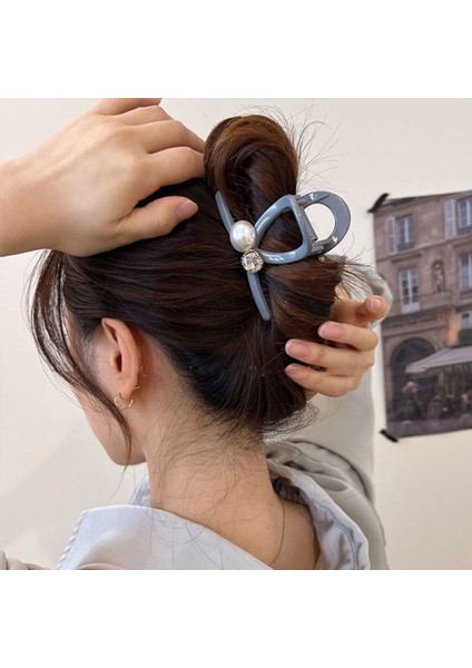 2024 Yeni Buzlu Dalga Klipsi, High-End Köpekbalığı Klipsi Saç Aksesuarları (Yurt Dışından)