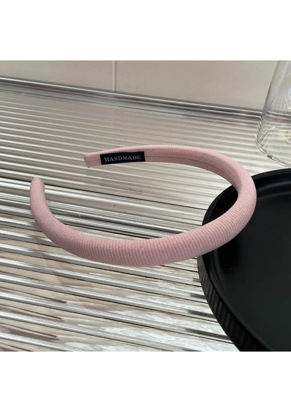 2024 Ilkbahar ve Yaz Pembe Yüksek Kafatası Bandı Headdress Tatlı ve Sevimli Kafa Bandı Basit Saç Aksesuarı (Yurt Dışından)