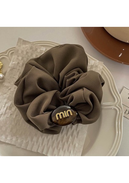 Kalın Saç Bağı, Kore Tarzı Üst Düzey Kafa Bandı, Ilkbahar ve Yaz 2024 Yeni Stil, Yüksek Elastikiyetli Lastik Bant (Yurt Dışından)