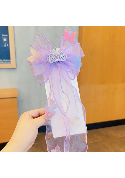 Çocuk Flama Saç Tokası Elsa Buz ve Kar Başlığı Süper Prenses Elsa Saç Aksesuarı (Yurt Dışından)