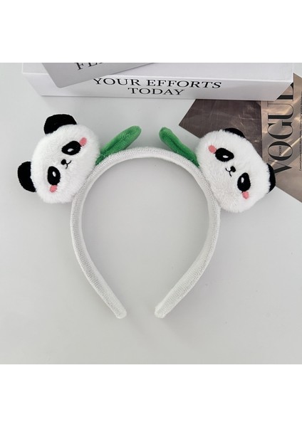 Yeni Sevimli Karikatür Yüz Yıkama Bandı ve Kafa Bandı, Yüz Yıkama Maskesi Kafa Bandı, Kaymaz Peluş Kafa Bandı (Yurt Dışından)