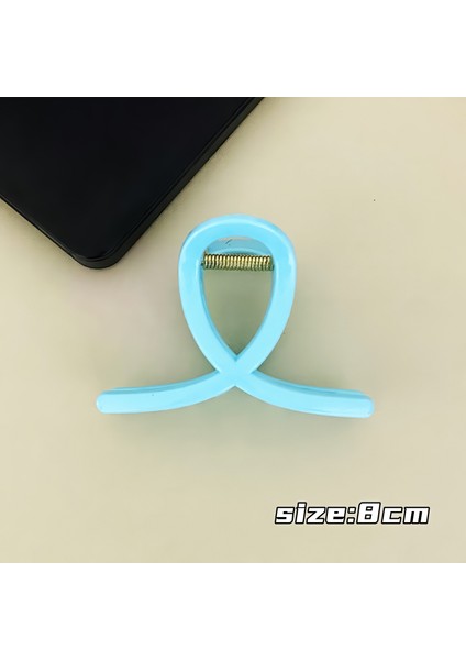 Buzlu Saç Tokaları, Üst Düzey Saç Tokaları, Saç Tokaları, Büyük Saç Hacmine Sahip Köpekbalığı Tokaları (Yurt Dışından)