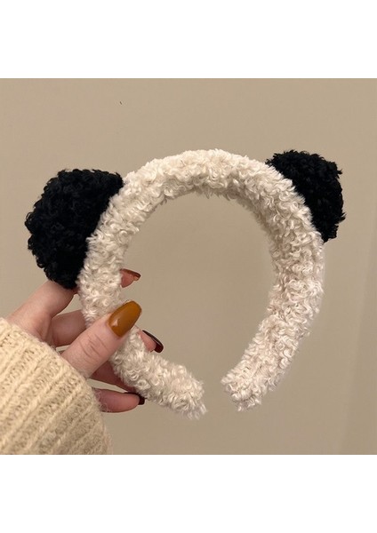 Yeni Sevimli Karikatür Yüz Yıkama Bandı ve Kafa Bandı, Yüz Yıkama Maskesi Kafa Bandı, Kaymaz Peluş Kafa Bandı (Yurt Dışından)