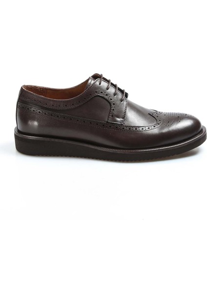 Erkek Deri Casual Klasik Düz Taban Günlük Loafer Bağcıklı Ayakkabı 822MA051