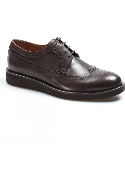 Erkek Deri Casual Klasik Düz Taban Günlük Loafer Bağcıklı Ayakkabı 822MA051