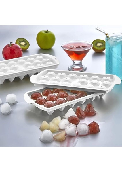 Elmas 18 Bölmeli Buz Kalıbı