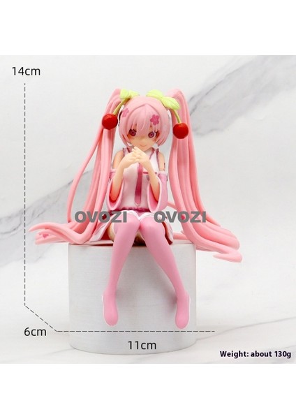 Hatsune Miku Gelgit Oyun El Kuklası Model Süs Heykel Hediye (Yurt Dışından)