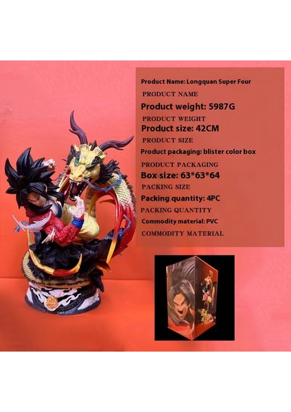 Seven Dragon Ball Dragon Fist Goku Saiyan Hand-Do Model Süs Heykeli Hediyesi (Yurt Dışından)