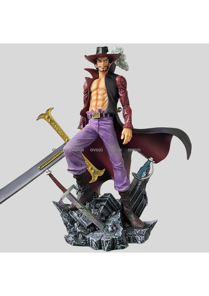 King Of Thieves Hawkeye Mihawk Influx Of Play Hand-Do Model Süsler Heykel Hediye (Yurt Dışından)