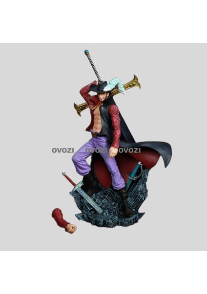 King Of Thieves Hawkeye Mihawk Influx Of Play Hand-Do Model Süsler Heykel Hediye (Yurt Dışından)