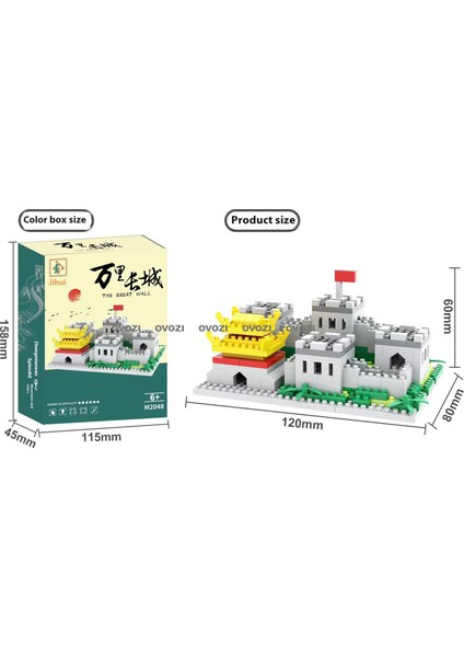 Dünyaca Ünlü Mimari Puzzle Yapı Taşı Eğitici Oyuncaklar (Yurt Dışından)