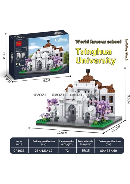 Dünyaca Ünlü Mimari Puzzle Yapı Taşı Eğitici Oyuncaklar (Yurt Dışından)