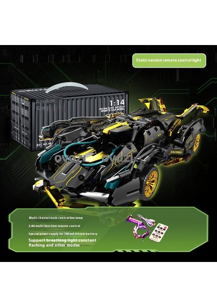 Spor Araba Yarış Arabası Yapı Taşları Eğitici Oyuncaklar (Yurt Dışından)